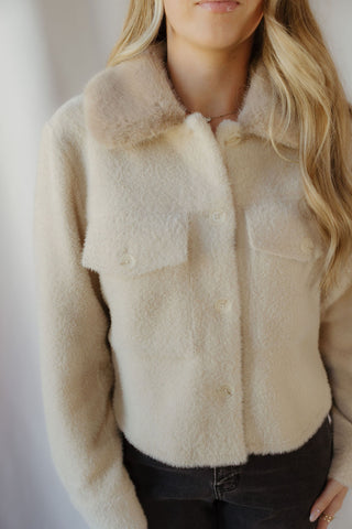 Z Supply Peyton Jacket, Soft Ecru - The Red Thread Boutique