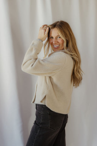 Z Supply Peyton Jacket, Soft Ecru - The Red Thread Boutique