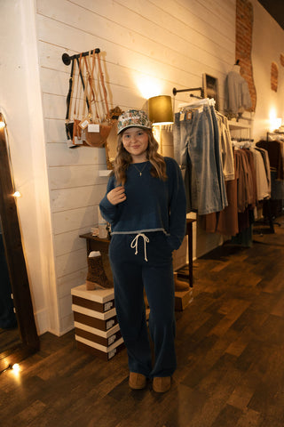 Hunter Knit Denim Pants, Indigo by Z Supply - The Red Thread Boutique