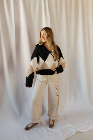 Z Supply Lexington Sweater, Black - The Red Thread Boutique