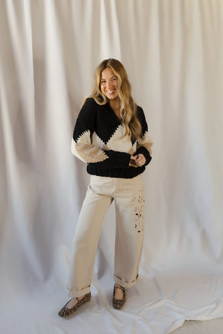 Z Supply Lexington Sweater, Black - The Red Thread Boutique