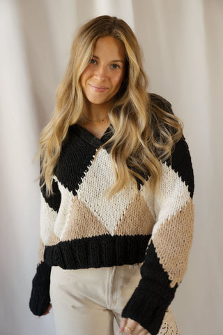 Z Supply Lexington Sweater, Black - The Red Thread Boutique