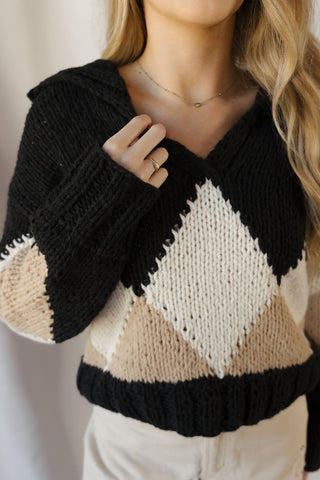 Z Supply Lexington Sweater, Black - The Red Thread Boutique