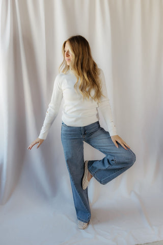 Twisted Barrel, Medium Wash - The Red Thread Boutique