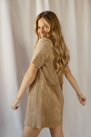 Z Supply Leona Suede Mini Dress - The Red Thread Boutique