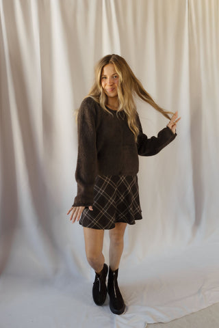 Z Supply Winterglow Fluffy Cardigan, Cocoa Bean - The Red Thread Boutique