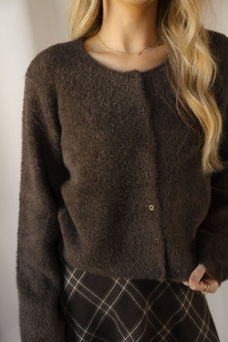Z Supply Winterglow Fluffy Cardigan, Cocoa Bean - The Red Thread Boutique