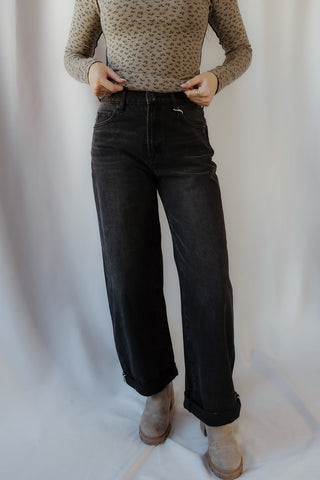 Z Supply The Show Off High Rise Bowed, Nocturne - The Red Thread Boutique