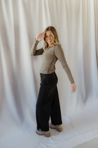Z Supply The Show Off High Rise Bowed, Nocturne - The Red Thread Boutique