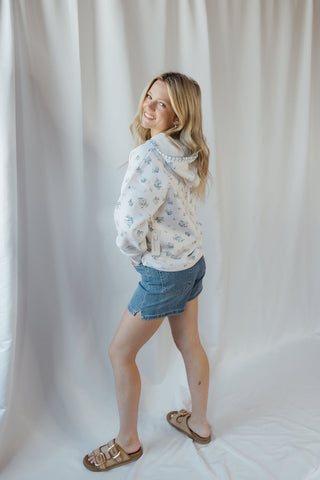 Jackie Floral Hoodie