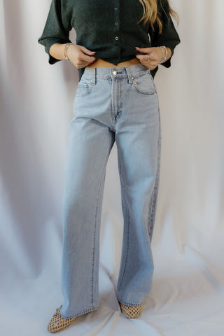 Z Supply The Show Off High Rise Bowed, Indigo Bloom