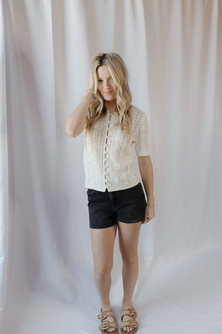 Z Supply Adria Sweater Top, Island Coconut