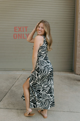 Polanco Isla Leaf Midi Dress by Z Supply *final sale