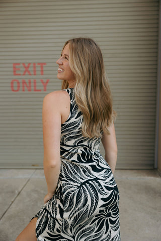 Polanco Isla Leaf Midi Dress by Z Supply *final sale