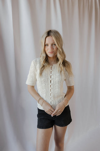 Z Supply Adria Sweater Top, Island Coconut