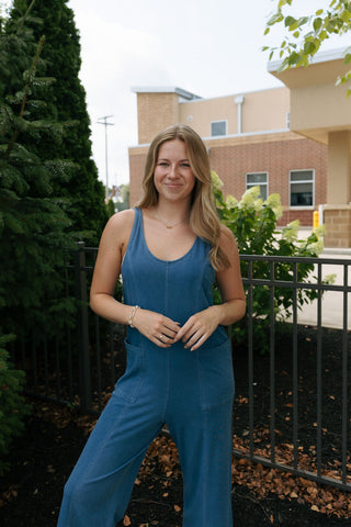 Everyday Jersey Denim Jumpsuit by Z Supply *final sale