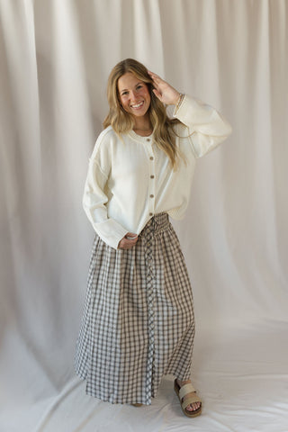 Phoebe Plaid Skirt - The Red Thread Boutique