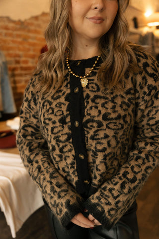 Leopard Cardigan