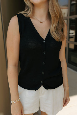 Wanderlust Sweater Vest, Black by Z Supply *final sale