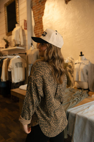 All Day Knit Jacket, Leopard by Z Supply