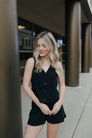 Scout Knit Shorts, True Black by Z Supply *final sale