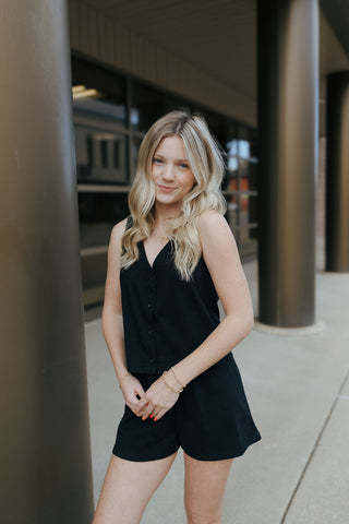 Scout Knit Shorts, True Black by Z Supply *final sale