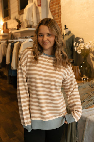 Layered Up Stripe Sweatshirt by Z Supply