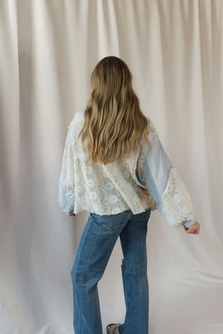 Gina Patchwork Denim Jacket - The Red Thread Boutique