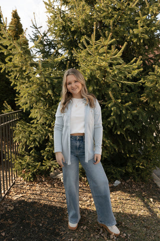 Lewis Shirt, Blue Stripe