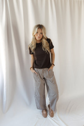 Annie Tee, Coffee Bean - The Red Thread Boutique