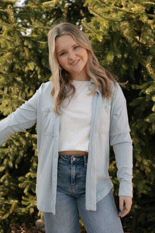 Lewis Shirt, Blue Stripe