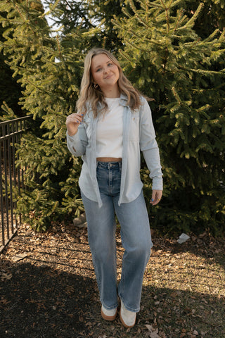 Lewis Shirt, Blue Stripe