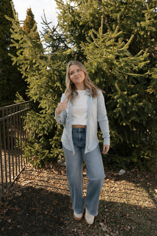 Lewis Shirt, Blue Stripe