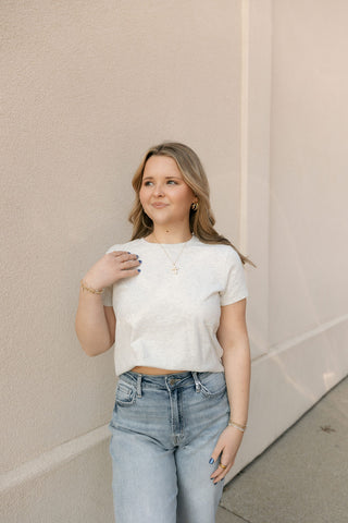 Asher Tee, Lt Gray Heather