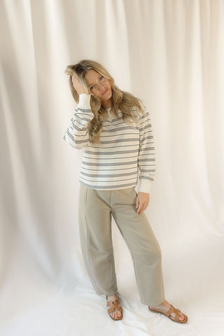 Z Supply Stand Out Striped Sweatshirt - The Red Thread Boutique