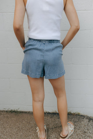 Amazonas Chambray Shorts Sun Bleached Indigo by Z Supply *final sale