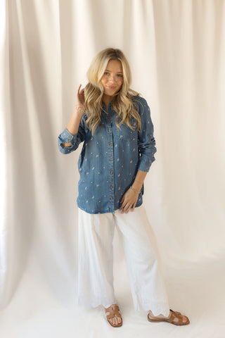 Bae Shirt, Nelly Paisley - The Red Thread Boutique