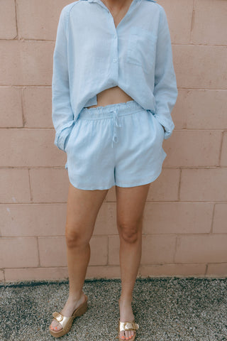 Perfect Linen Shorts, Salt Water by Z Supply *final sale