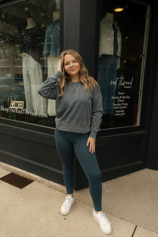 Burnout Sweatshirt, Navy