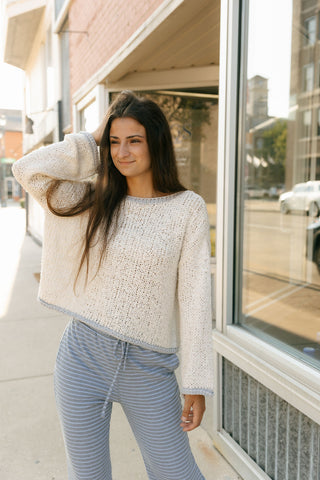Dreamscape Sweater, Ivory Grey