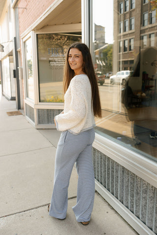 Dreamscape Sweater, Ivory Grey