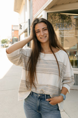 Kahan Stripe Top *final sale