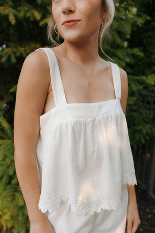 Annecy Tank, White by Z Supply *final sale