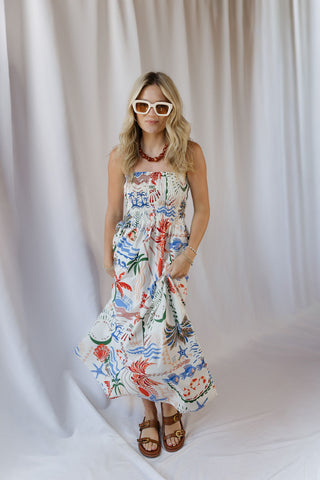 Z Supply Cornelia Getaway Midi Dress, S