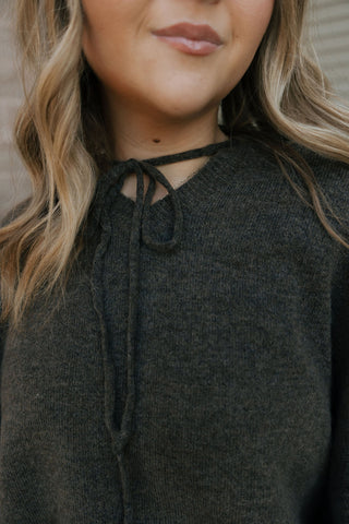 Two Tone Sweater Hoodie, Chocolate *final sale* - The Red Thread Boutique