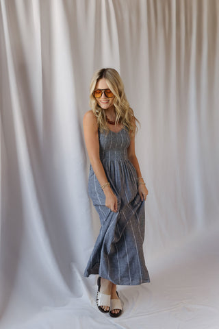 Z Supply Romy Stripe Dress, Eclipse