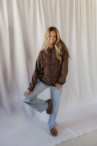 Zola Floral Sweatshirt, Brown - The Red Thread Boutique