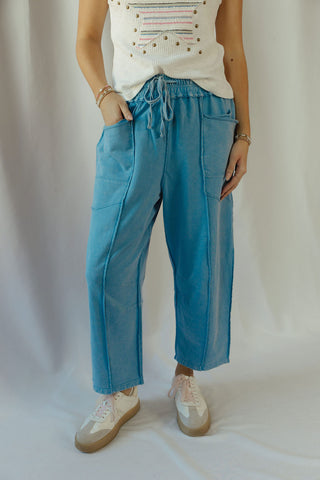 Basic Barrel Jogger, Day Blue