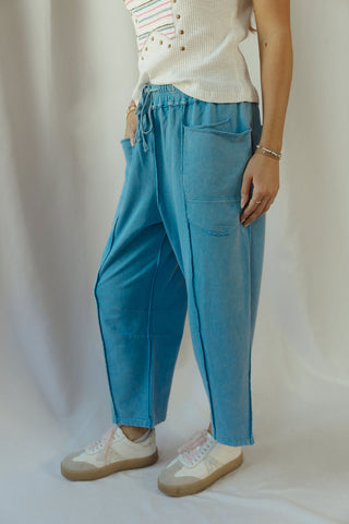 Basic Barrel Jogger, Day Blue