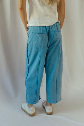 Basic Barrel Jogger, Day Blue